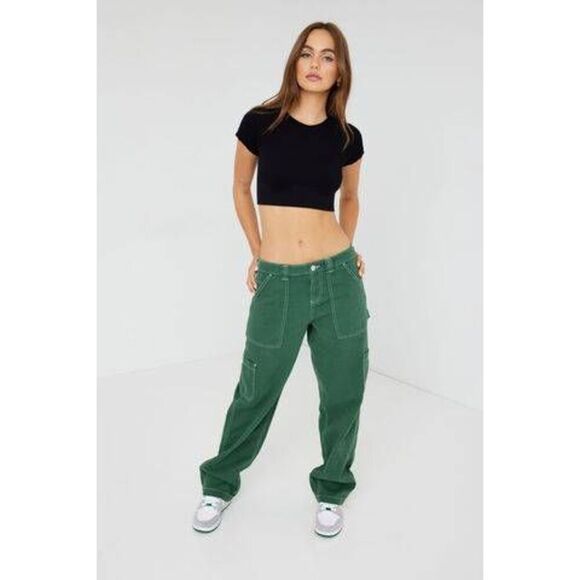 Garage Dani Green Carpenter Cargo Pants - Picture 1 of 4